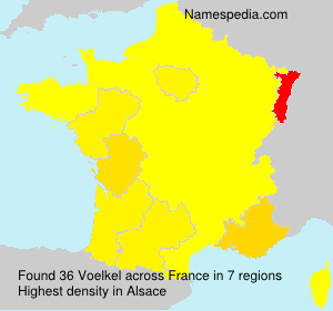 Surname Voelkel in France