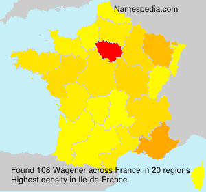 Surname Wagener in France