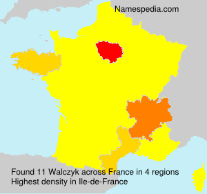 Surname Walczyk in France