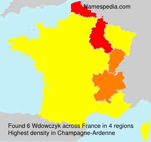 Surname Wdowczyk in France