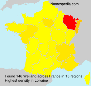 Surname Weiland in France