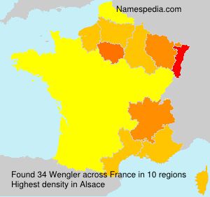 Surname Wengler in France