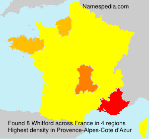Surname Whitford in France