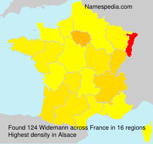 Surname Widemann in France