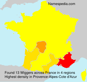 Surname Wiggers in France