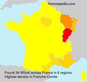 Surname Witzel in France