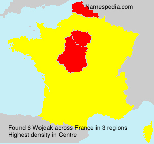 Surname Wojdak in France