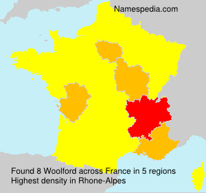 Surname Woolford in France