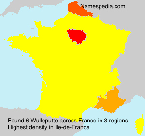 Surname Wulleputte in France
