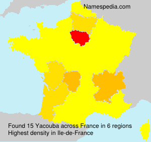 Surname Yacouba in France