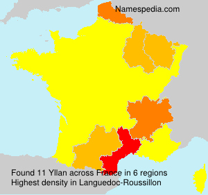 Surname Yllan in France