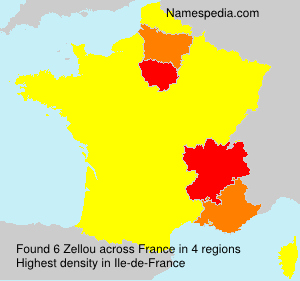 Surname Zellou in France