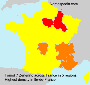 Surname Zenerino in France