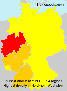 Surname Aloisio in Germany