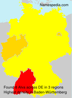 Surname Alva in Germany