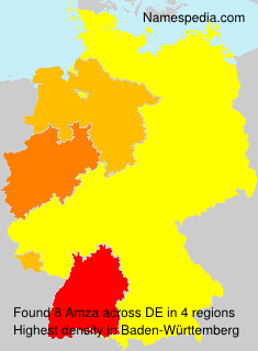 Surname Amza in Germany