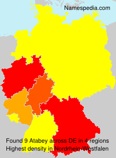 Surname Atabey in Germany