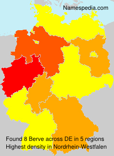 Surname Berve in Germany