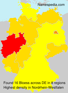 Surname Bloess in Germany