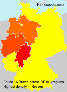 Surname Bravin in Germany