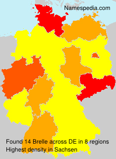 Surname Brelle in Germany