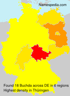 Surname Buchda in Germany