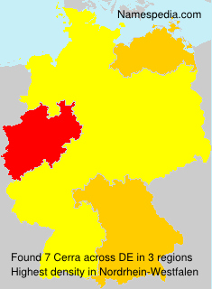 Surname Cerra in Germany