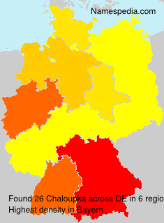 Surname Chaloupka in Germany