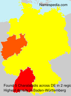 Surname Charalabidis in Germany