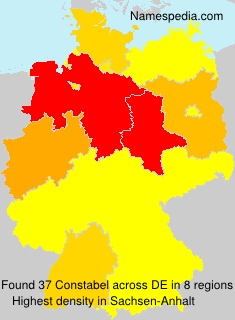 Surname Constabel in Germany
