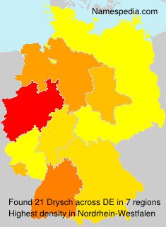 Surname Drysch in Germany