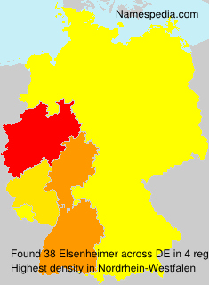 Surname Elsenheimer in Germany