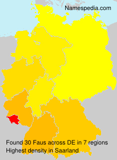 Surname Faus in Germany