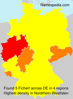 Surname Fichert in Germany