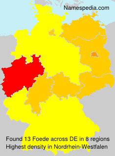 Surname Foede in Germany