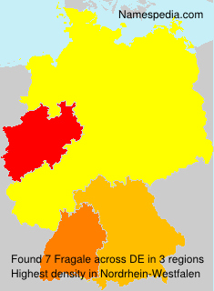 Surname Fragale in Germany