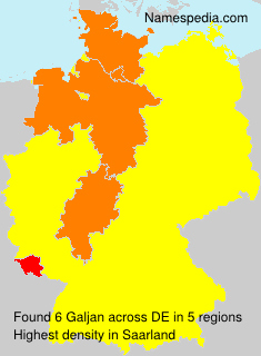 Surname Galjan in Germany