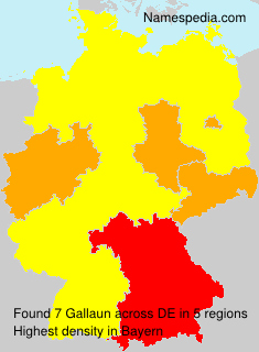 Surname Gallaun in Germany