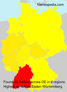 Surname Gallion in Germany