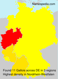 Surname Gallois in Germany