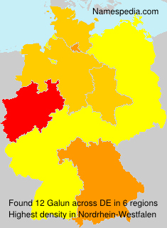 Surname Galun in Germany