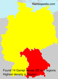 Surname Gampl in Germany
