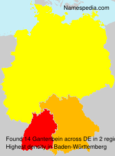 Surname Gantenbein in Germany