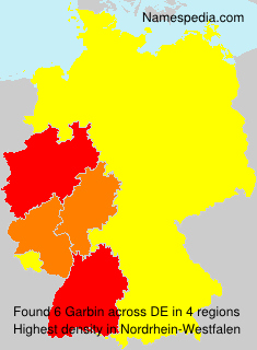 Surname Garbin in Germany