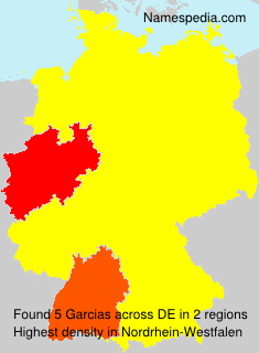 Surname Garcias in Germany