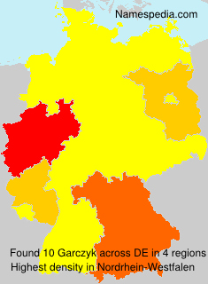 Surname Garczyk in Germany