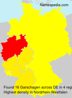 Surname Garschagen in Germany