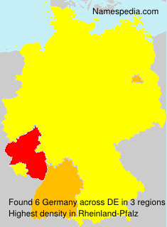 Surname Germany in Germany