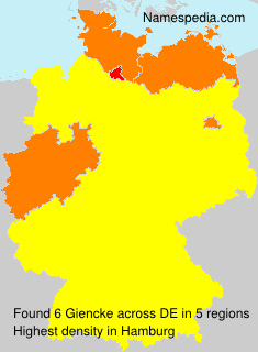 Surname Giencke in Germany