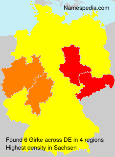 Surname Girke in Germany